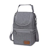Momcozy insulated bottle bag with open compartment demonstrates easy conversion to wine carrier