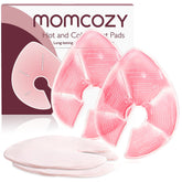 Momcozy Larger Breast Therapy Packs cooling in freezer for soothing relief after nursing