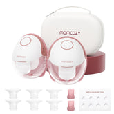 Momcozy M6 wearable pump on bra for discreet, hands-free pumping