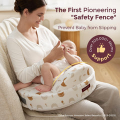 Momcozy memory-foam-core provides stable, comfy nursing sessions and reduced arm strain