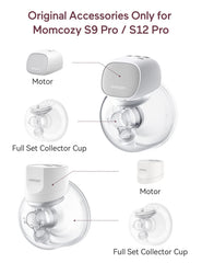Momcozy milk collector holds up to 180ml for efficient sessions