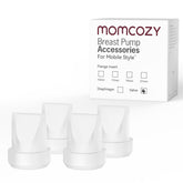 Momcozy M6 valves pack four pieces for quick replacement and uninterrupted pumping.