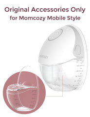 Momcozy Mobile Style M6 wearable assembly for convenient pumping.
