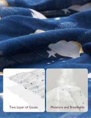 Momcozy muslin swaddle unisex-color-range blends with nursery decor