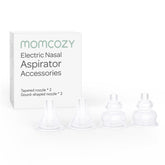 Momcozy nasal aspirator replacement heads, BPA-free silicone tips, easy swaps.