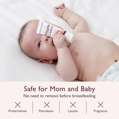 Momcozy nipple cream ingredients include shea and olive oil for nourished skin