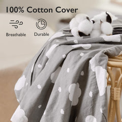 Momcozy cover highlighting safety fence design for secure feeding.