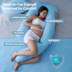 Momcozy pillow cooling technology Qmax 4.0 reduces heat buildup