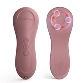Momcozy rolling lactation massager with heat shows three rolling balls for clogged ducts