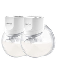 Momcozy S12 Pro crystal white packaging highlights premium portable pump
