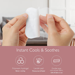 Momcozy soothies gel nursing pads with soft fabric for gentle comfort