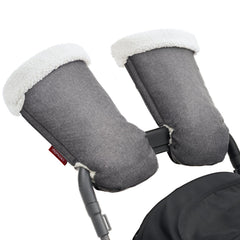 Momcozy Stroller Gloves warmmuffs close-up showing ultra-soft material for winter comfort