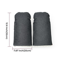 Momcozy Stroller Gloves Warmmuffs side zipper for easy on-off during outings.