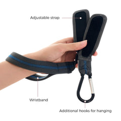Momcozy strap with hook for hanging bags and essentials
