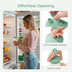 Two 32oz bottles provide organized storage and quick rotation without frequent washing.