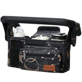 Momcozy universal stroller organizer cup holders keep drinks secure during strolls
