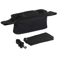 Momcozy organizer with shoulder strap enables hands-free carrying on errands.