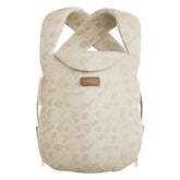 Momcozy WeeSnug shoulder strap close-up highlighting padded comfort for longer wear.
