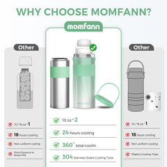 MOMFANN 304 stainless steel cooling tube emphasizes durable, leak-free performance.
