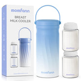 MOMFANN breast-milk cooler 360-degree cooling for travel preserves freshness.
