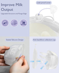 Momfree K3 1800mAh battery-life supports extended, outlet-free pumping sessions.