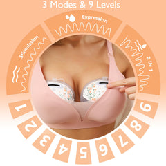 Momfree F6 app control dashboard for easy suction adjustments and tracking.