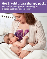 Momfree hydrogel nipple pads closeup—instant cooling for sore nipples.