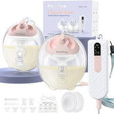 Momfree K3 wearable breast pump on waist enables discreet hands-free pumping.