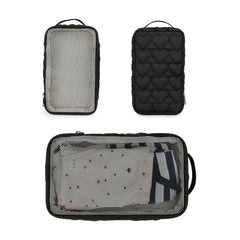 MOMIGO 2-pack waterproof pouches in black and white protect wet and dry items on the go.