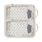 MOMIGO diaper pouch 2-pack waterproof design keeps items dry during outings.