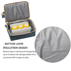 MOMIGO top dry compartment keeps items neatly separated during travel.
