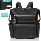 MOMINSIDE diaper bag backpack in convertible style for hands-free parenting on the go