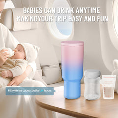 MOMJOY freezing element internal keeps milk cold during day trips.