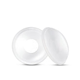 Momlist milk collector front view shows nipple protector for leak-free comfort