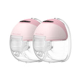 MomMed S21 wearable pump in bra shows discreet pumping convenience