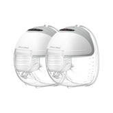 MomMed Wearable S21 front view highlights compact, discreet pumping in a bra