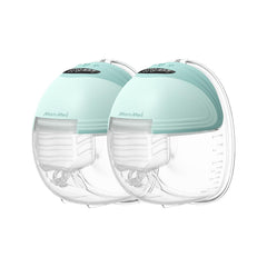 MOMMED Wearable S21 front view shows compact hands-free pump for on-the-go pumping