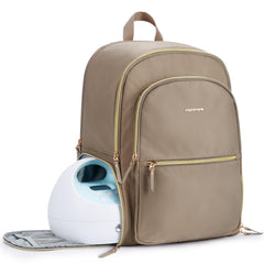 mommore breast pump bag side access keeps pumping hands-free during busy days.