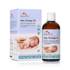Mommy Care Baby Massage Oil bottle for gentle, hydrating massage