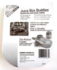 Mommy's Helper Juice Box Buddies assorted colors keeps drinks tidy in car and stroller