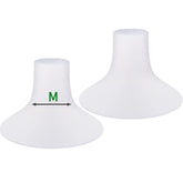 Mompmuir breast pump cushion pair inside flange improves comfort during pumping.