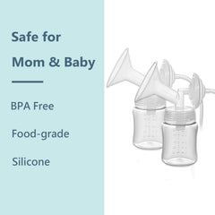 Momstouch backflow protector helps maintain hygiene during pumping routines.