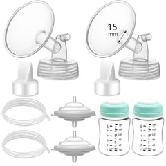 Momstouch Spectra kit front view shows a complete replacement set for versatile pumping