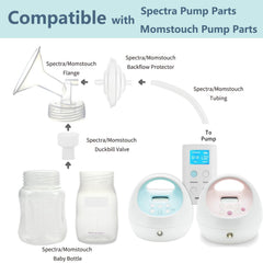 Momstouch Spectra tubing for secure, leak-free connections