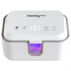 Momyeasy Wipe Warmer front view showing compact design for quick diaper changes.