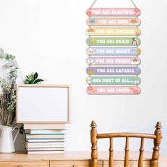 MONALET retro-inspired signs create motivating spaces in playrooms and classrooms.