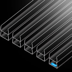 MONOID Drawer Edge Protector closeup shows clear protection for sharp corners in a bright room.