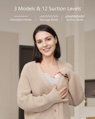 Monsao Wearable Breast Pump battery life supports 12โ15 sessions.