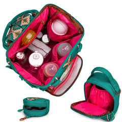 Montana West Wrangler Callie backpack waterproof compartment protects essentials in rain or spills.