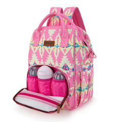 Montana West Wrangler Callie with insulated bottle pockets keeps feeds ready on the go.